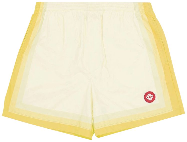 Casablanca Printed Swim Trunks Yellow