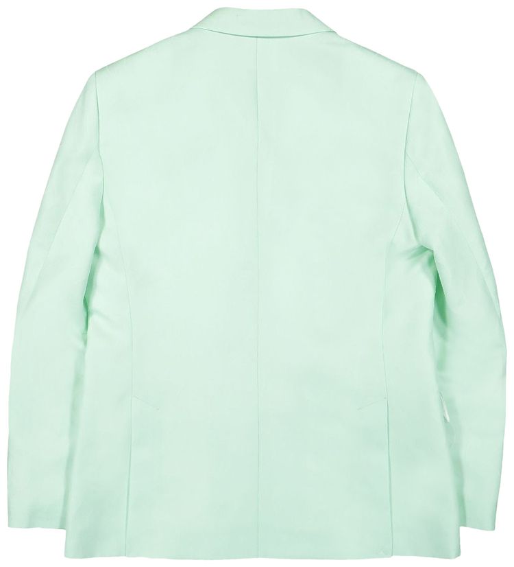 Casablanca Double Breasted Blazer Mint Memphis Pinstripe