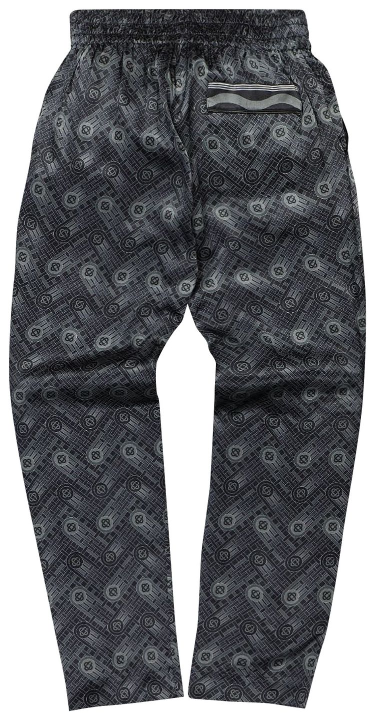 Casablanca Pyjama Silk Trouser Black Ping Pong Monogram