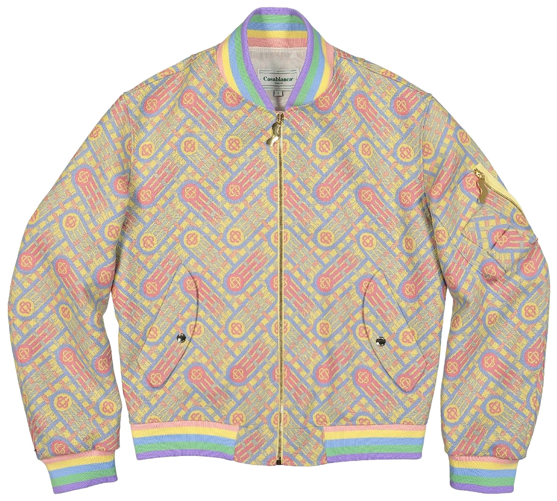 Buy Casablanca Bomber Jacket 'Candy Ping Pong Monogram' MS22 JK 036