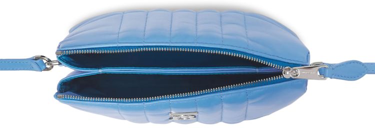 Burberry Quilted Lambskin Lola Twin Pouch Bright Sky Blue