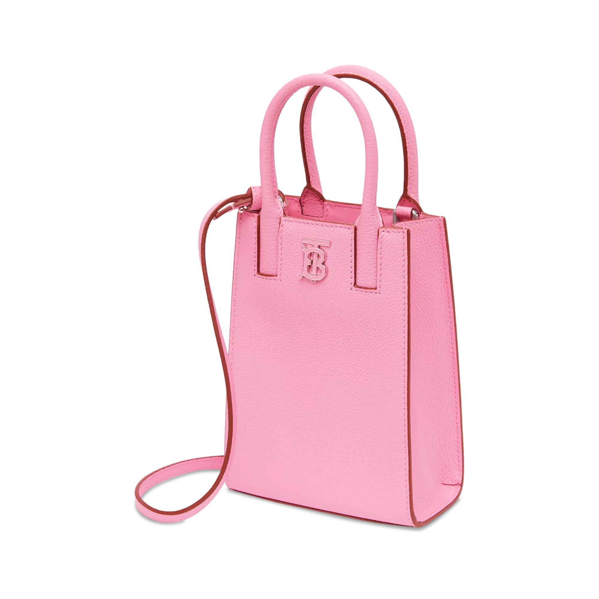 送料関税込★Burberry★FRANCES MICRO GRAINY LEATHER TOTE Buy Burberry Micro Grainy Leather Frances Tote 'Primrose
