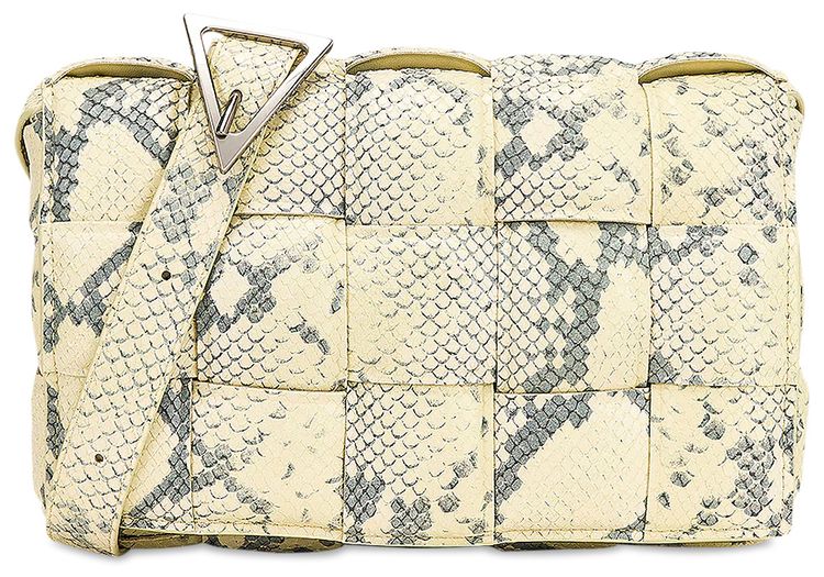 Bottega Veneta Padded Cassette KiwiBlackSilver