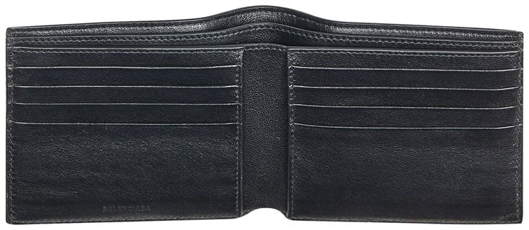 Balenciaga Cash Square Folded Wallet Black