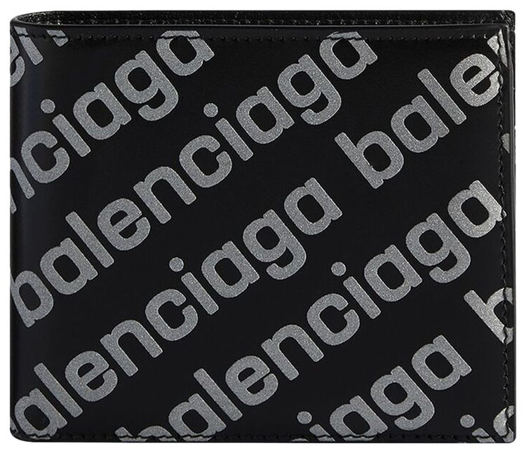 Balenciaga Cash Square Folded Wallet Black
