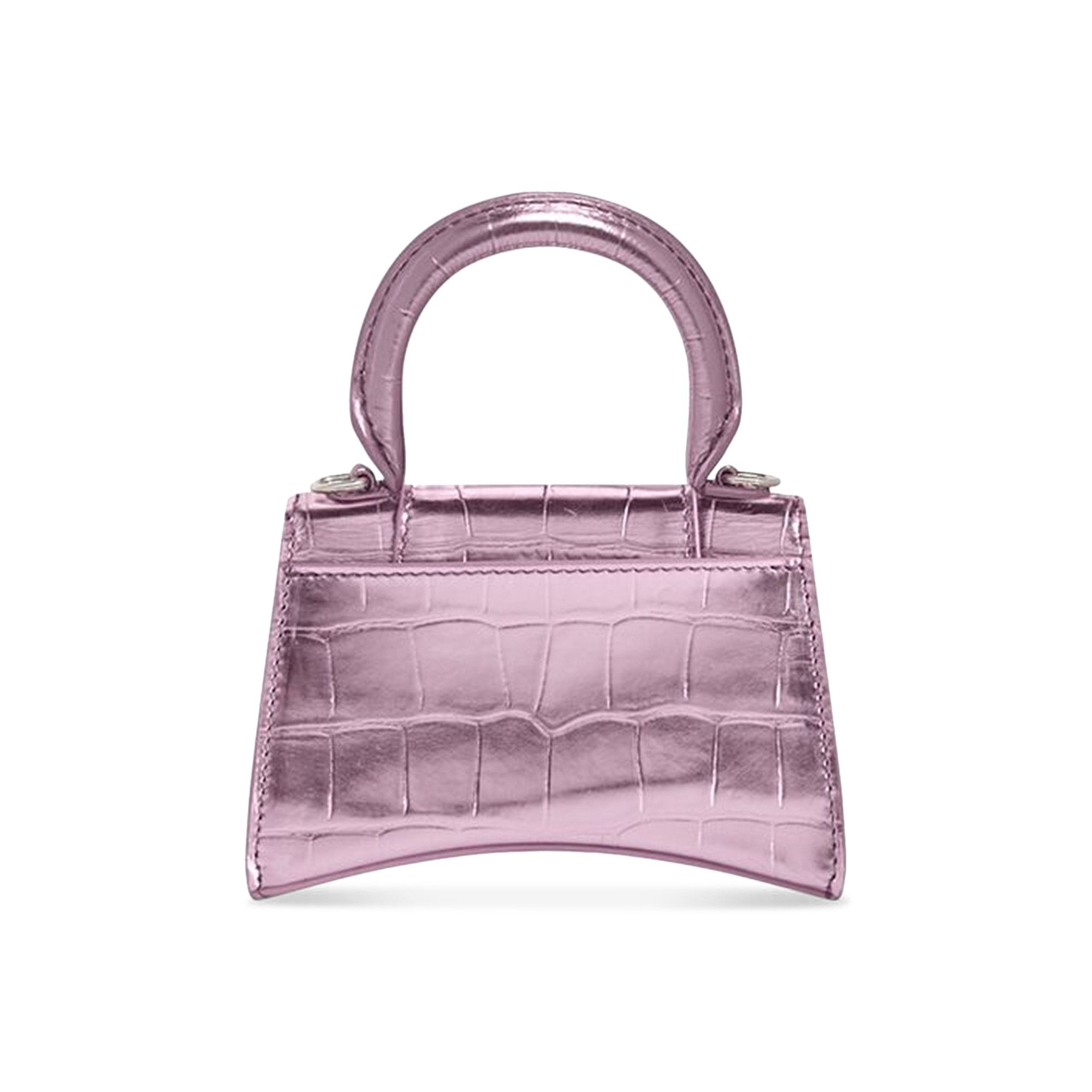 ●送料込●BALENCIAGA●HOURGLASS MINI HANDBAG Balenciaga Hourglass Mini Handbag with Chain in Sparkling