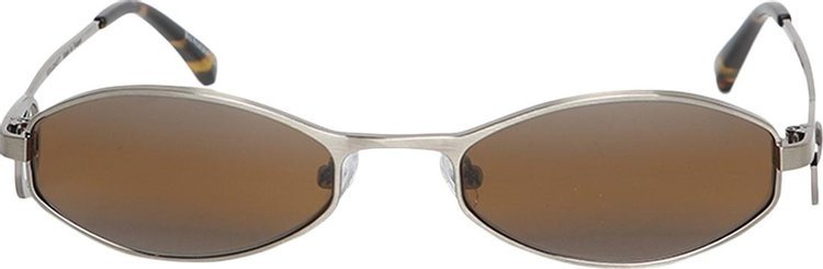 Marine Serre x Vuarnet Swirl Frame Oval Sunglasses 'Black'