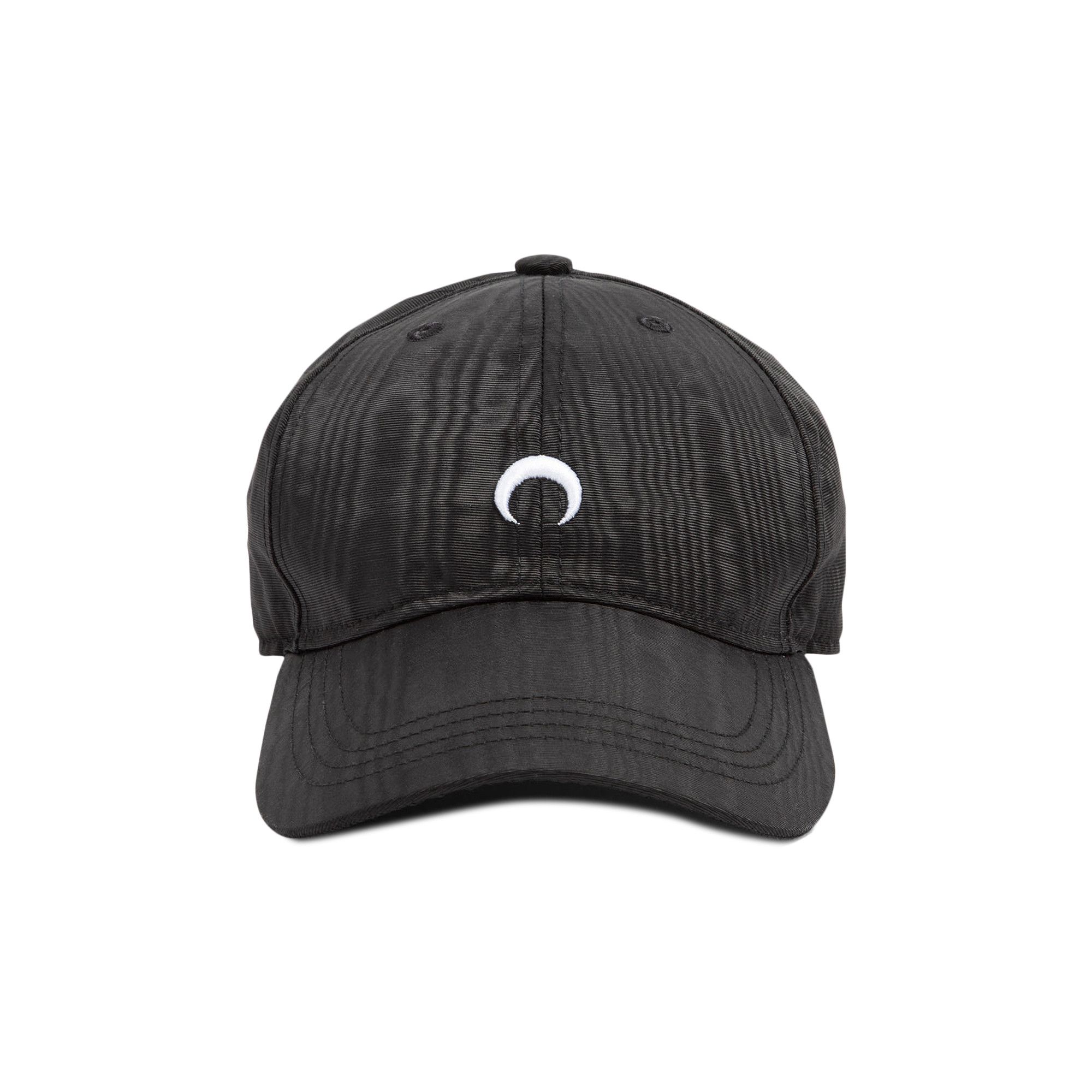 Buy Marine Serre Recycled Embroidered Moire Cap 'Black