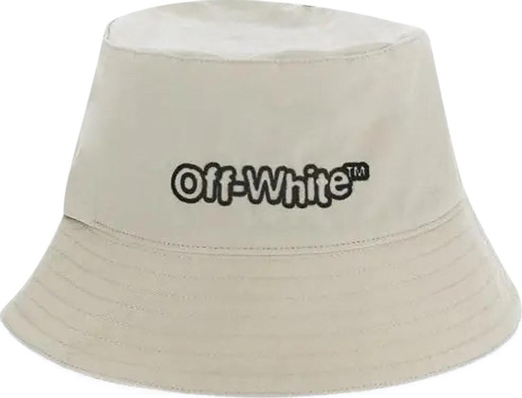 Off-White FF Blur Bucket Hat 'Bone/Black'