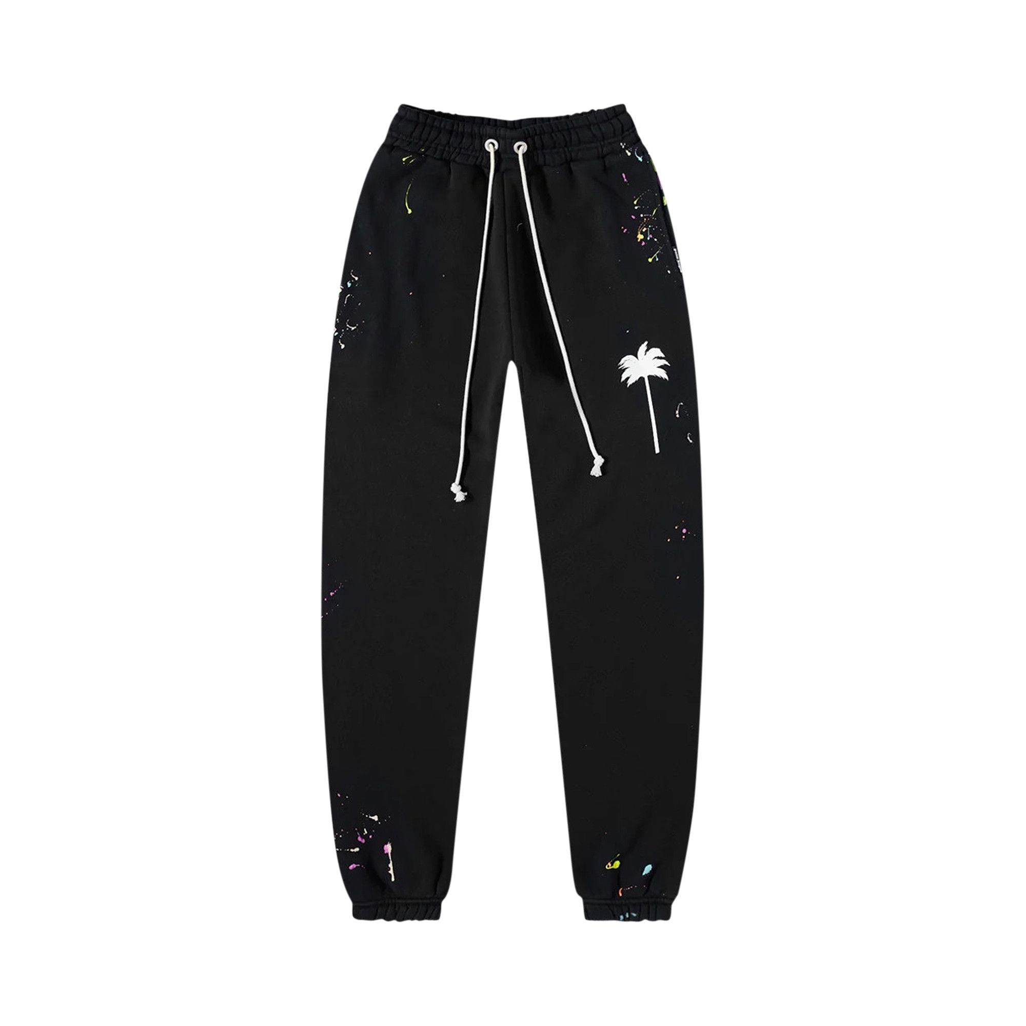 Buy Palm Angels PXP Painted Sweatpants 'Black/White