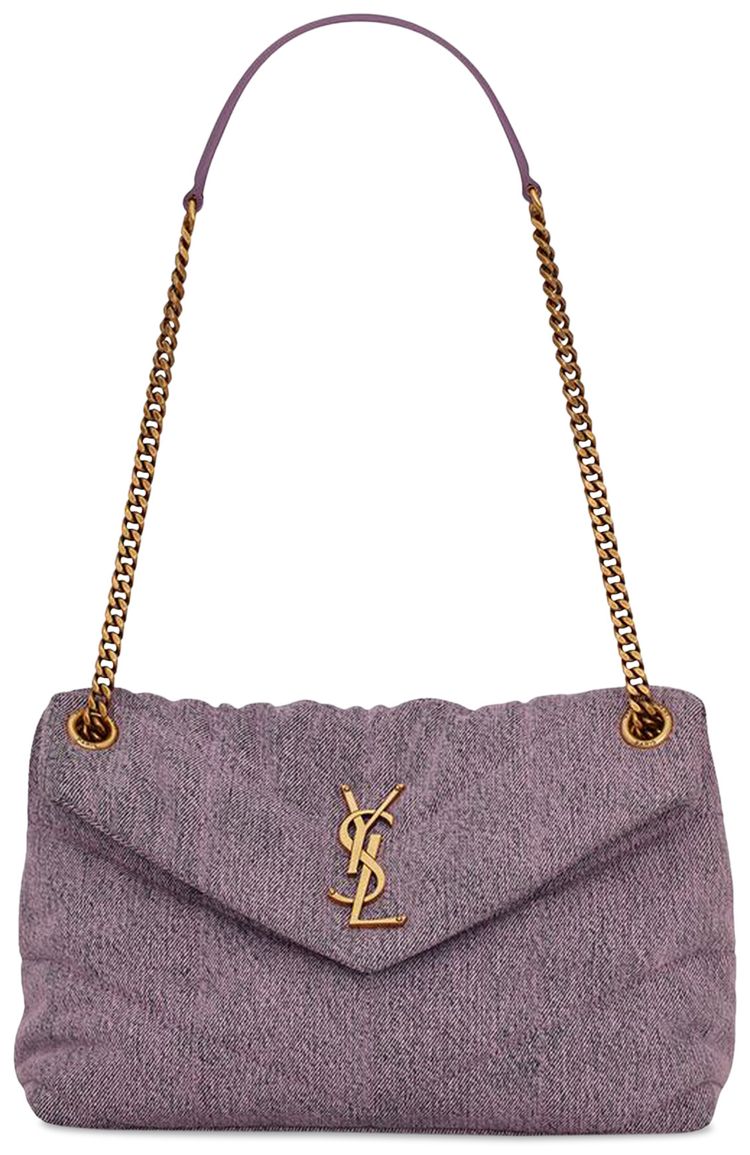 Saint Laurent Puffer Small Bag Bleached Lilac
