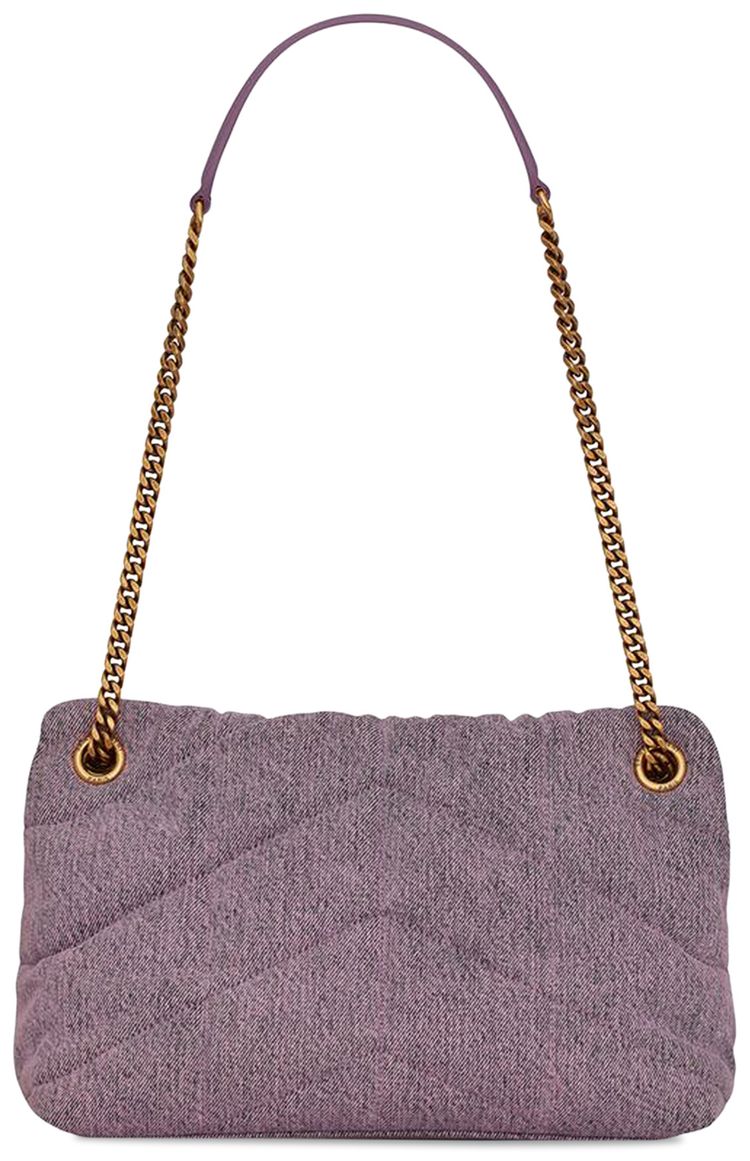 Saint Laurent Puffer Small Bag Bleached Lilac