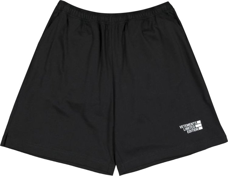 Vetements Limited Edition Shorts Black