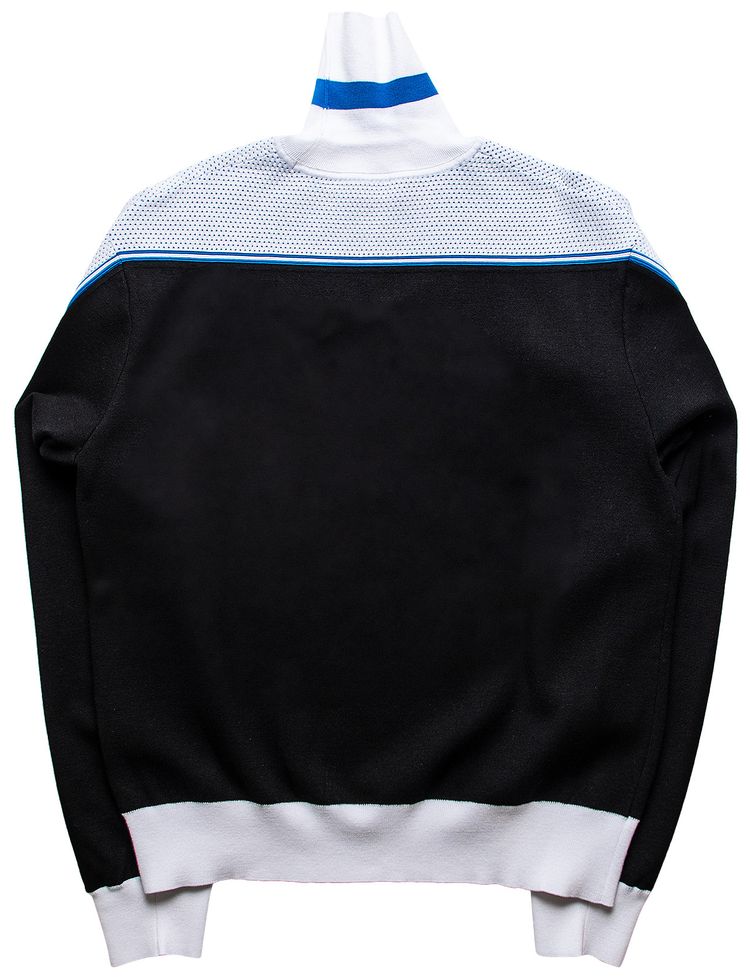 We11done Side Logo Mesh Top Black