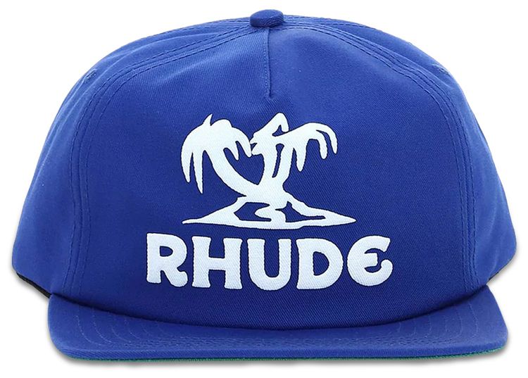 Rhude Palms Hat Royal Blue