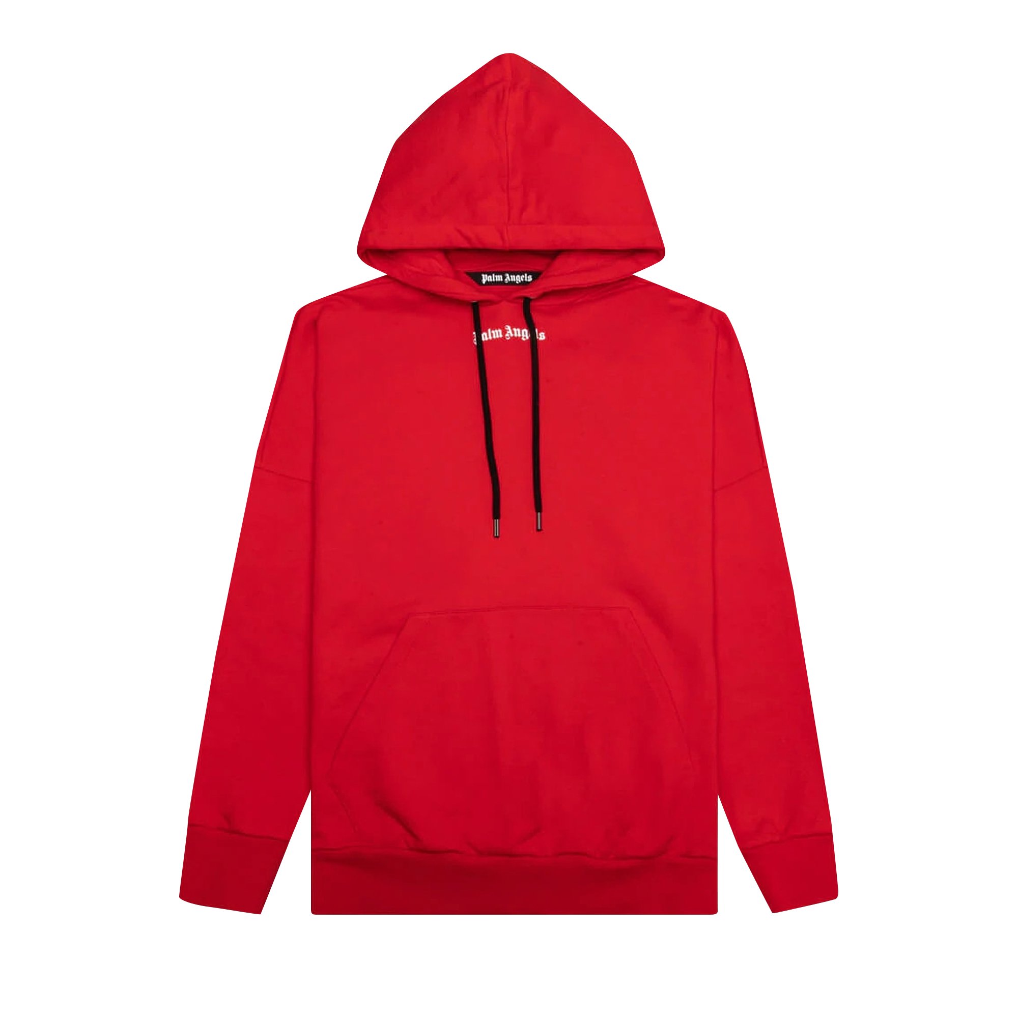 Palm Angels Classic Logo Over Hoodie 'Red/White'