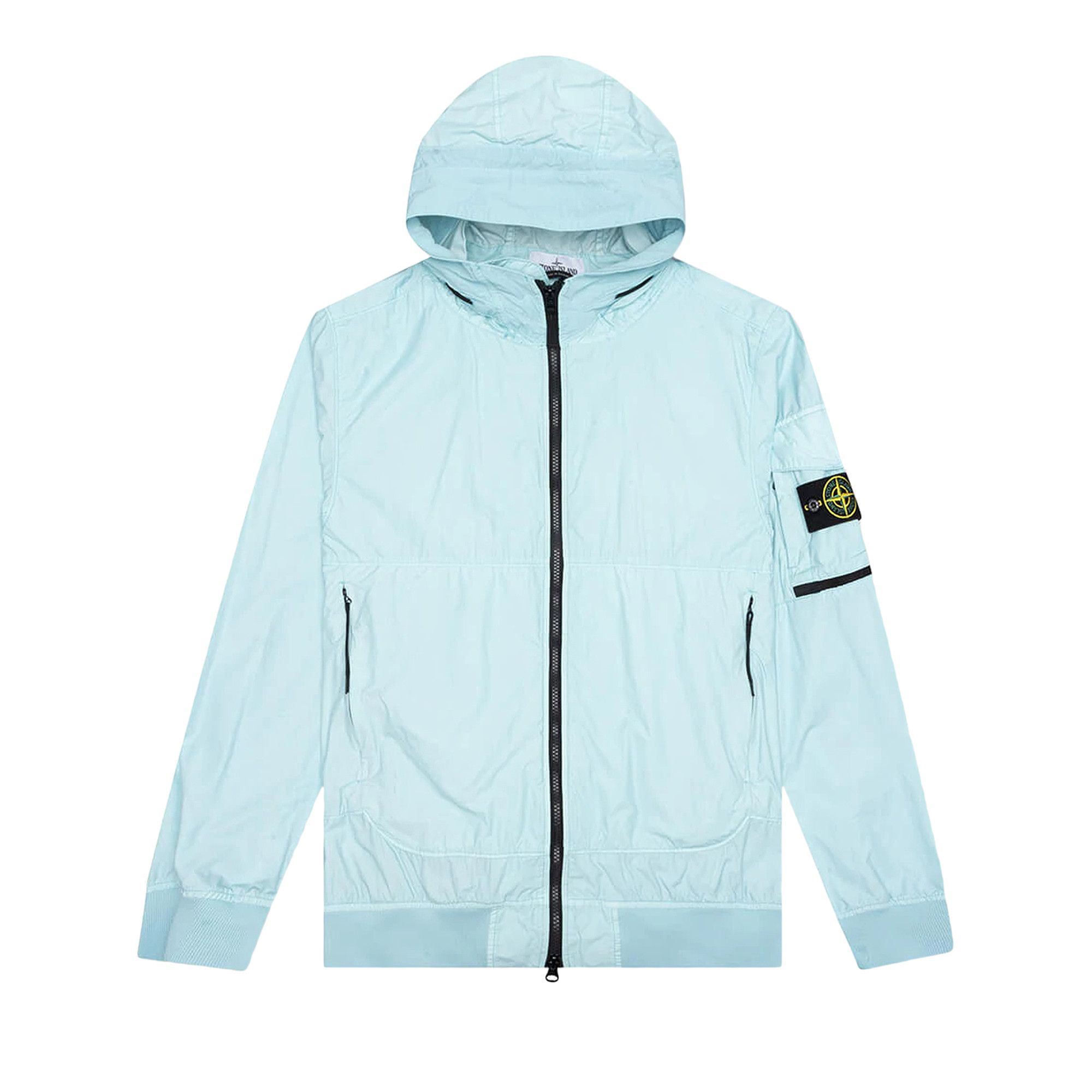 Stone Island Hooded Blouson Aqua