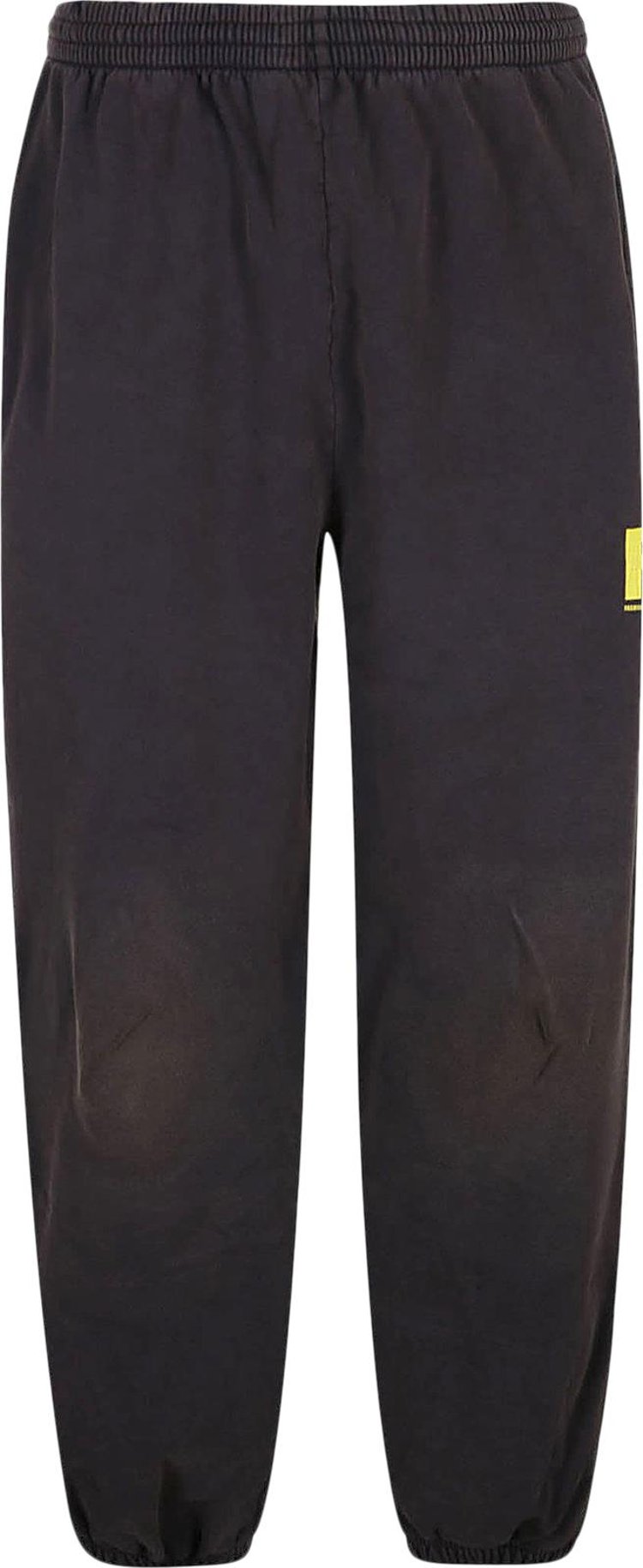 Balenciaga Fbi Stretch Knee Pants 'Marine Blue/Yellow'