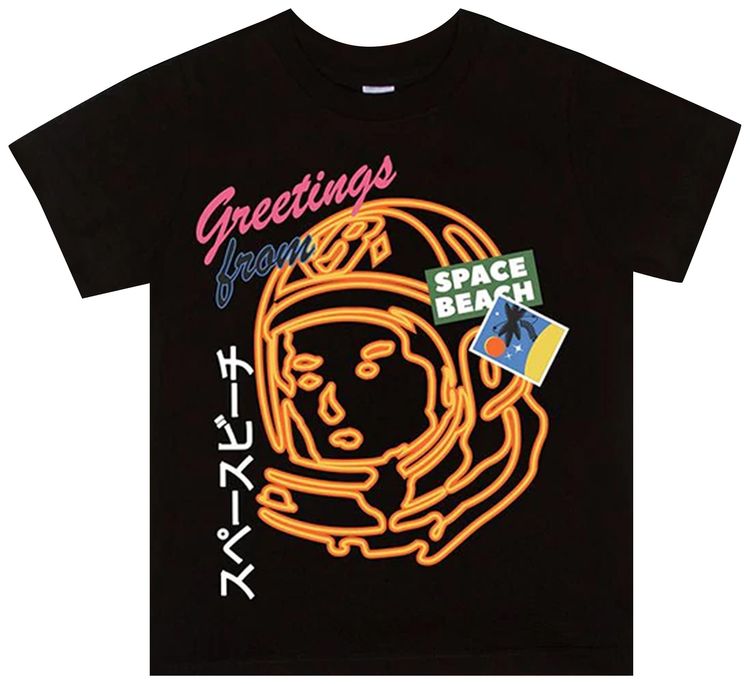 Billionaire Boys Club Kids BB Greetings Short Sleeve Tee Black