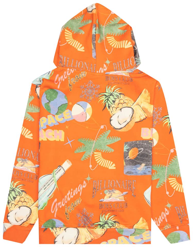 Billionaire Boys Club Kids BB Utopia Hoodie Vibrant Orange