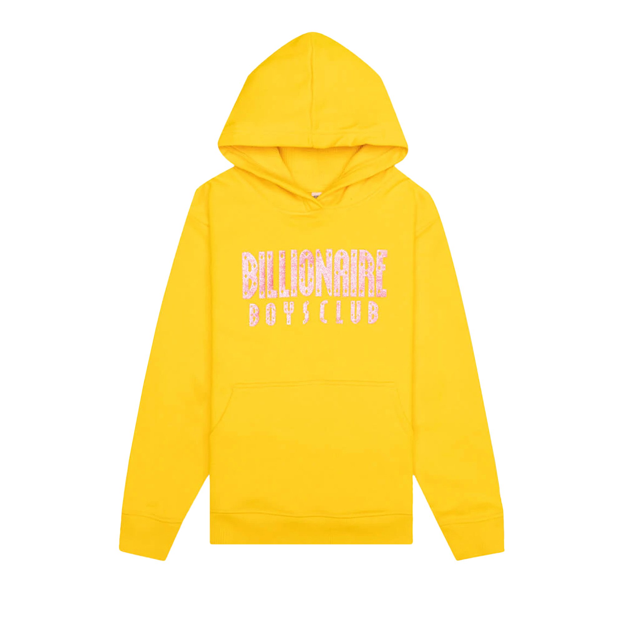 Billionaire Boys Club Kids BB Straight Font Hoodie 'Lemon Chrome'