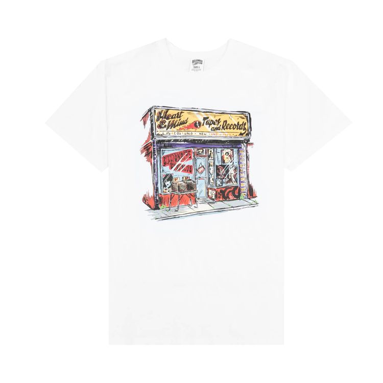 Billionaire Boys Club BB Tapes and Records Short Sleeve Tee Snow White