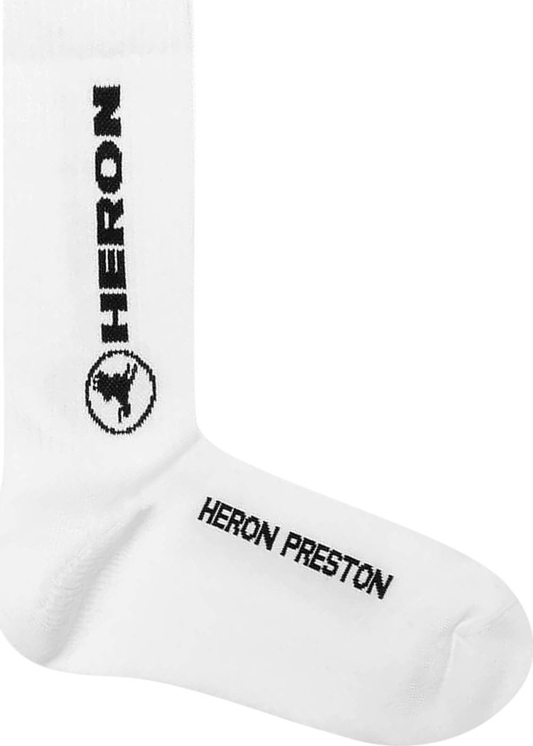Heron Preston Heron Long Socks 'White/Black'