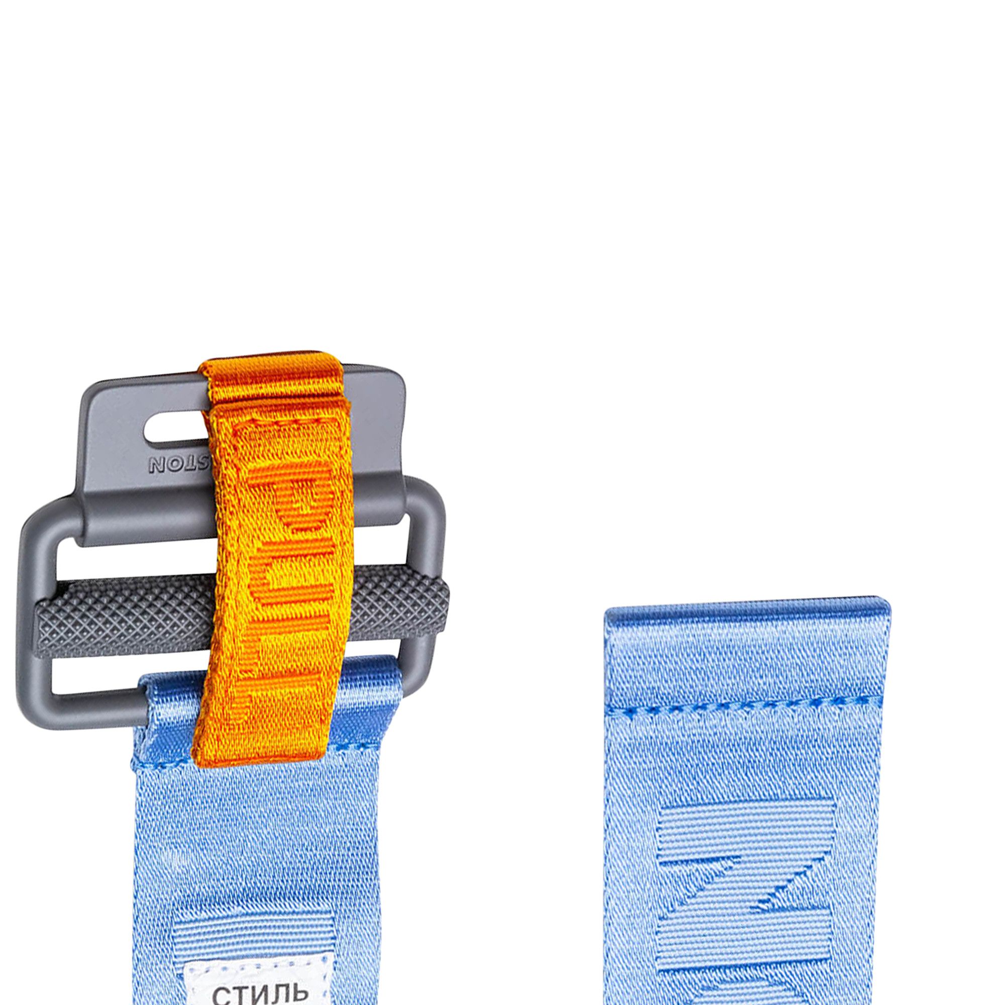 Buy Heron Preston HP Tape Belt Classic Buckle 'Baby Blue