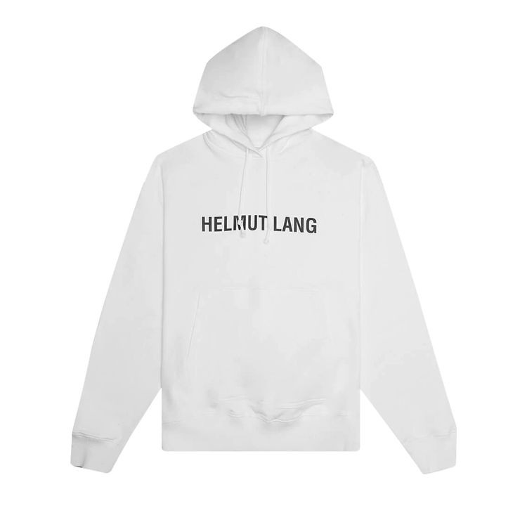 Helmut Lang Core Hoodie White