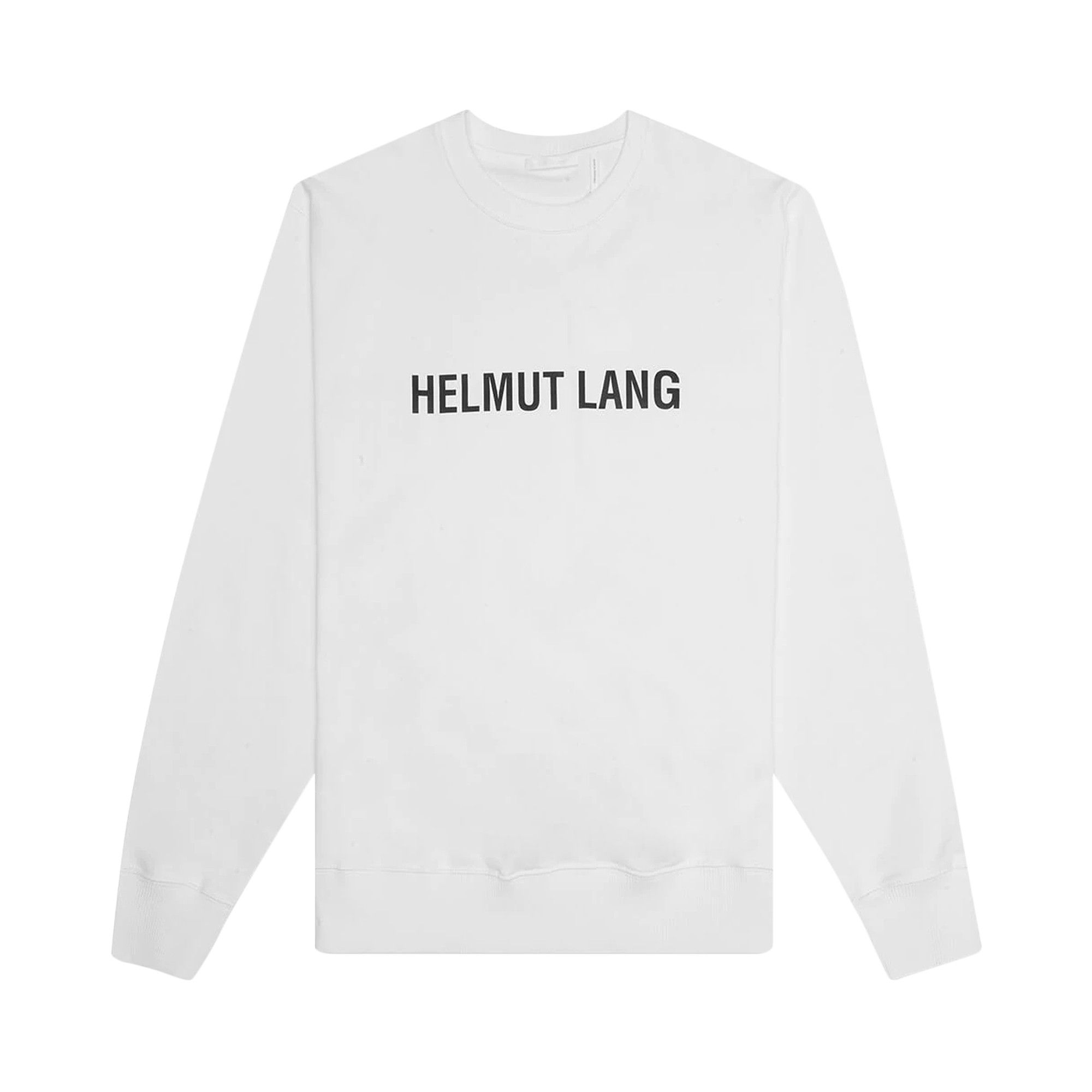 HELMUT LANG｜CREWNECKS (Core LogoCrewneck (L09HM522 UEH) Helmut Lang Core Logo Crewneck Sweatshirt on SALE | Saks OFF 5TH