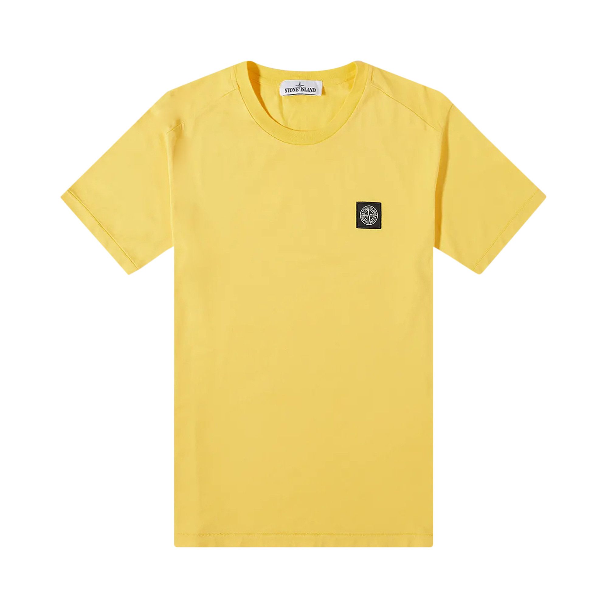 Stone island t shirt yellow clearance