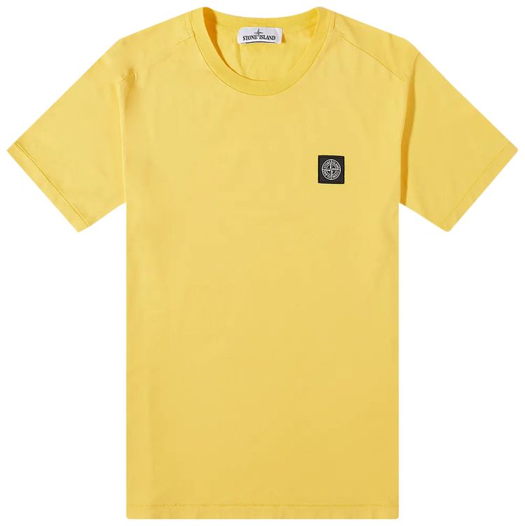 Stone Island Short Sleeve T Shirt Yellow