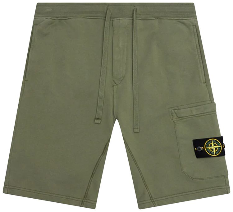 Stone Island Cargo Bermuda Shorts Olive