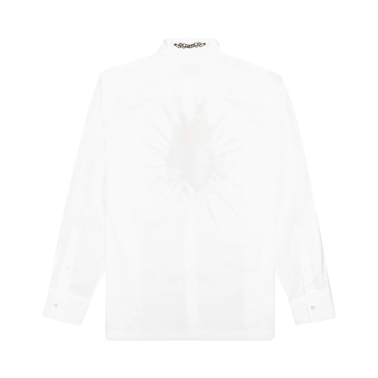 Lanvin Printed Relaxed Shirt White