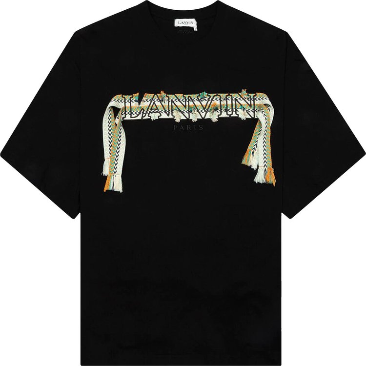 Lanvin Oversized Curb T-Shirt 'Black'
