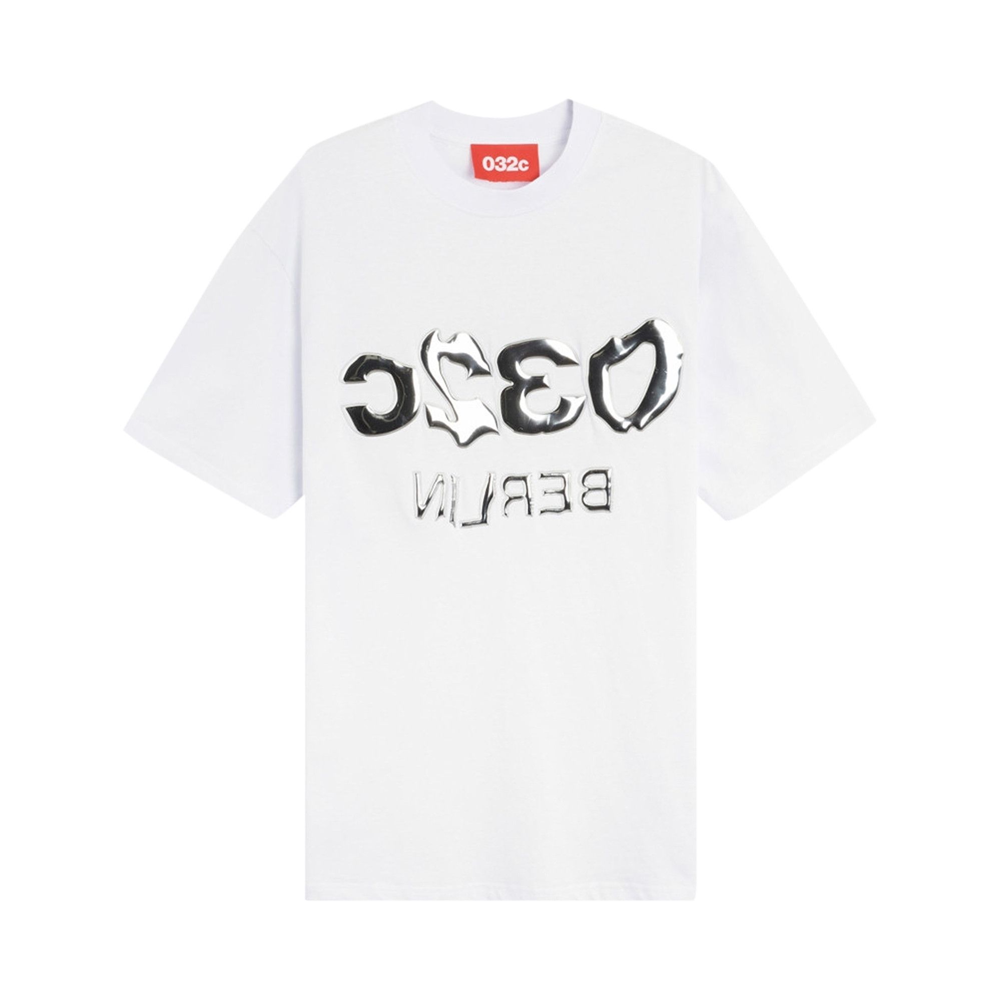 Buy 032C Metallic Selfie Glitch Tee 'White' - SS22 C 1019 M WHIT