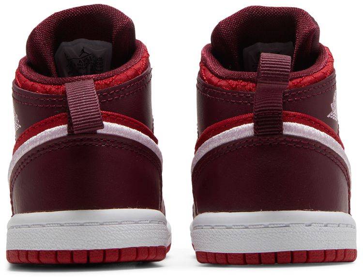 Air Jordan 1 Mid SE TD Red Quilted