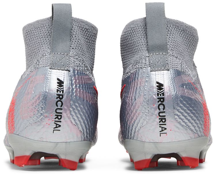 Nike Mercurial Superfly 7 Elite FG GS Metallic Grey Crimson