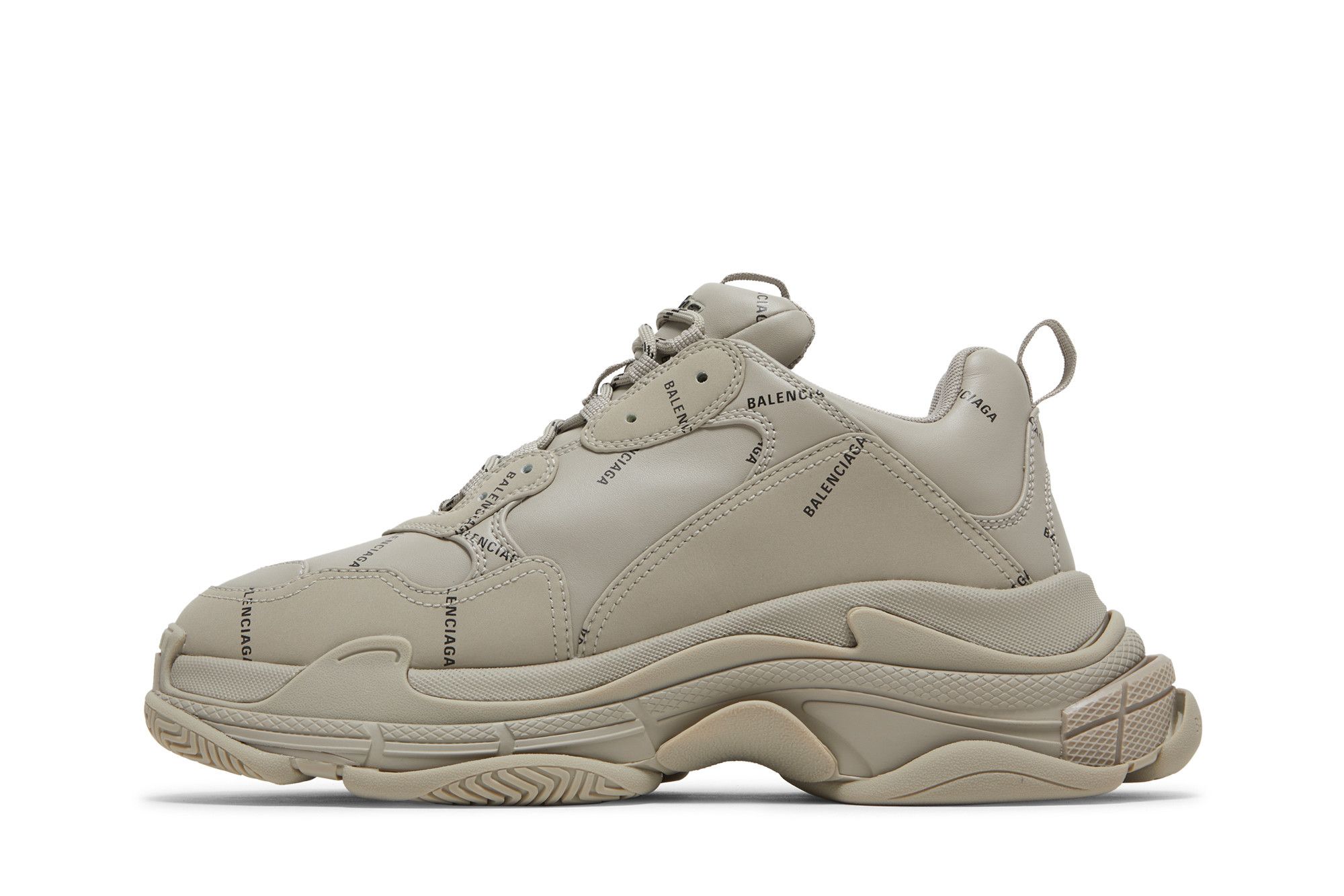 Balenciaga all over logo sneakers top