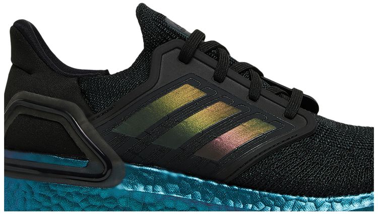 Adidas UltraBoost 20 Black Signal Cyan