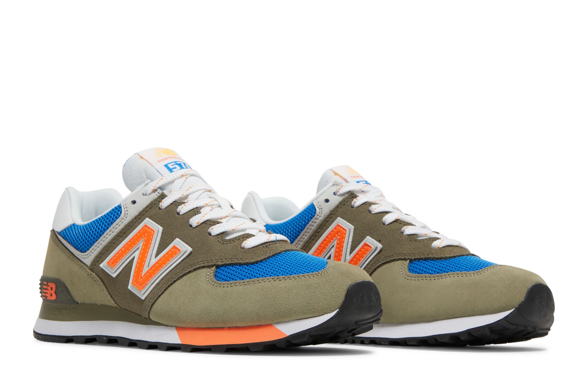 New balance 574 grau orange cheap