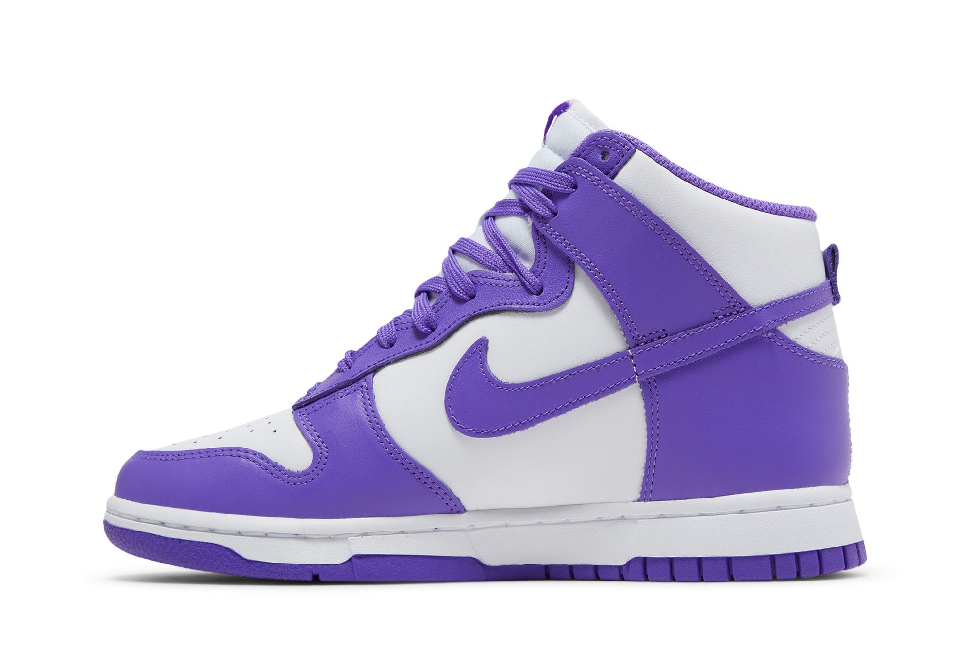 Purple high top nike dunks online