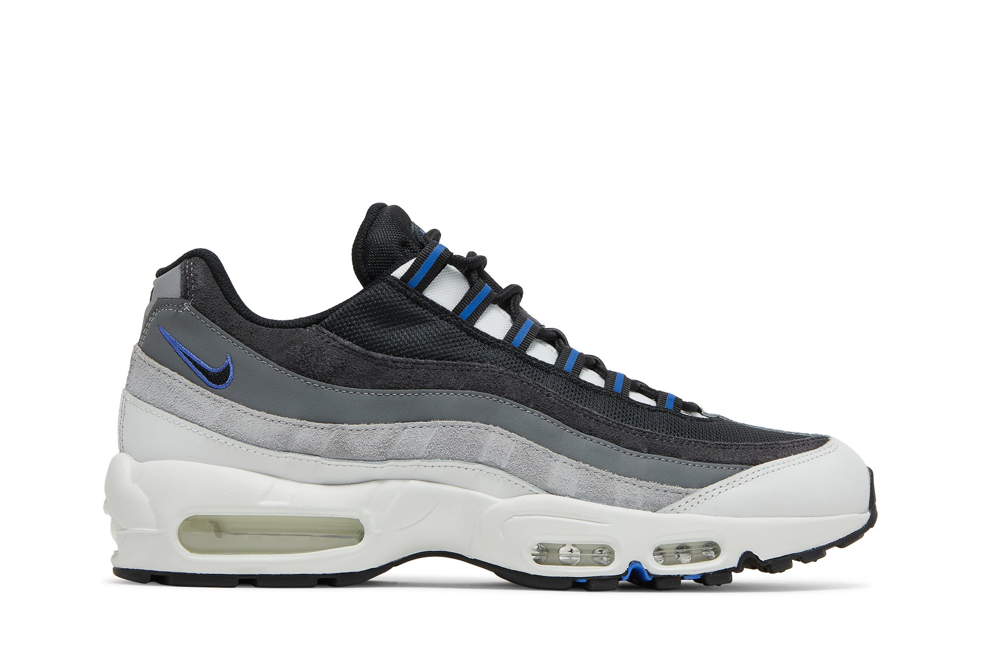 Buy Air Max 95 'Black Medium Blue' - DH4754 001 - Black | GOAT