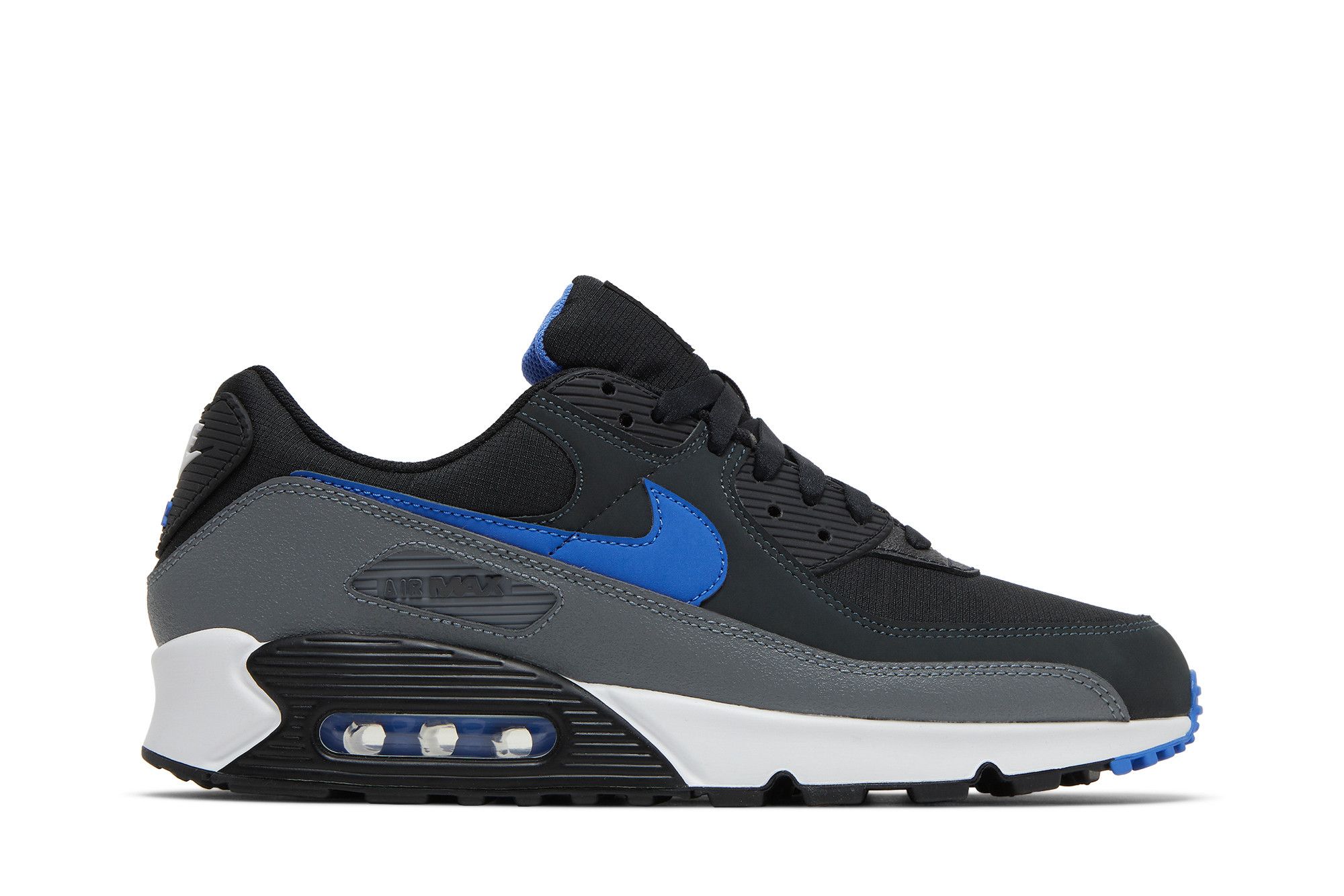 Buy Air Max 90 Black Medium Blue DH4619 001 GOAT UK