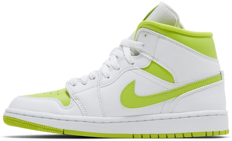 Wmns Air Jordan 1 Mid White Lime