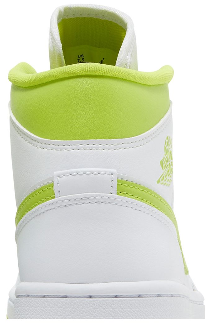 Wmns Air Jordan 1 Mid White Lime