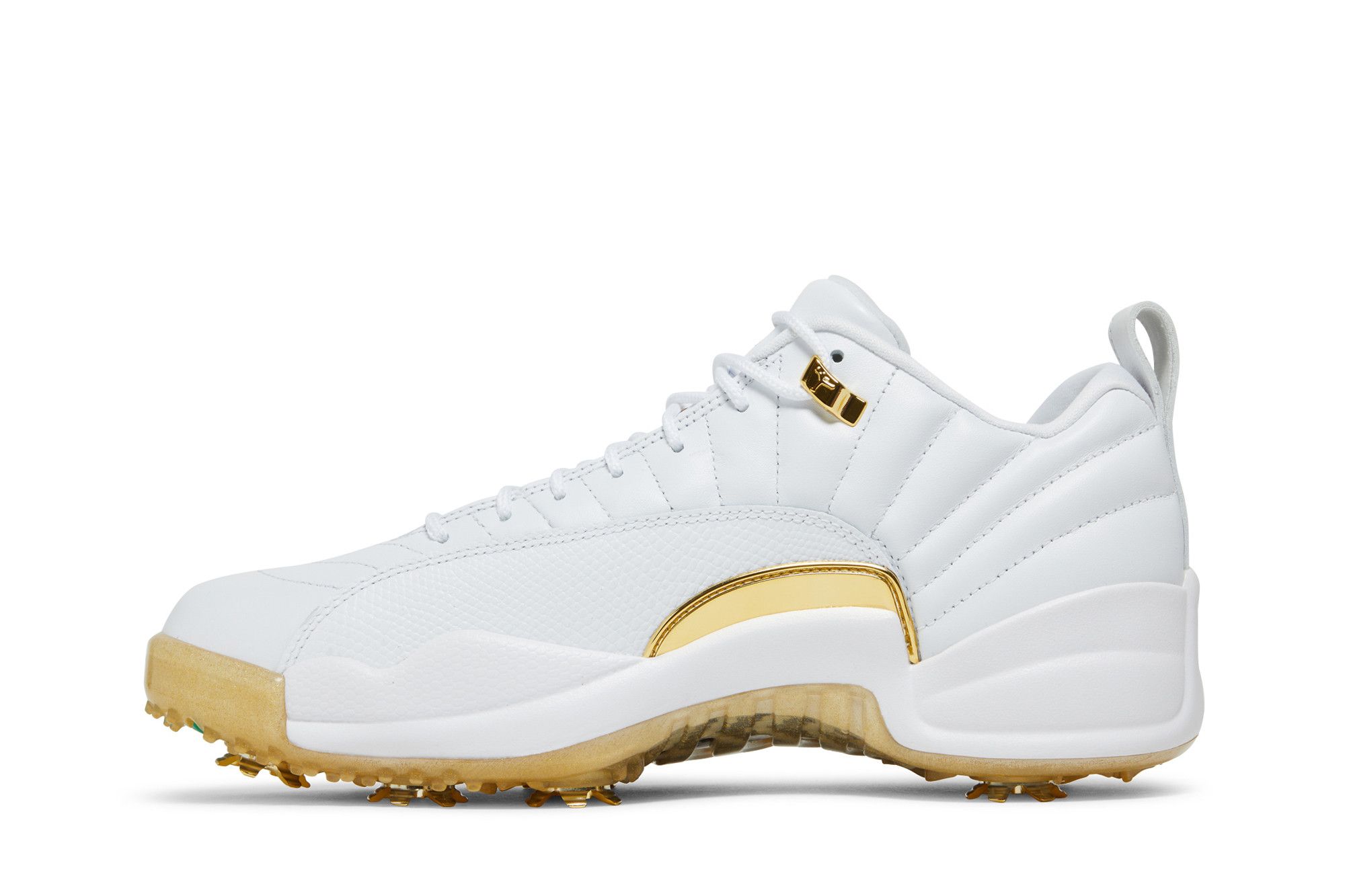 Nike air jordan 12 retro white gold online