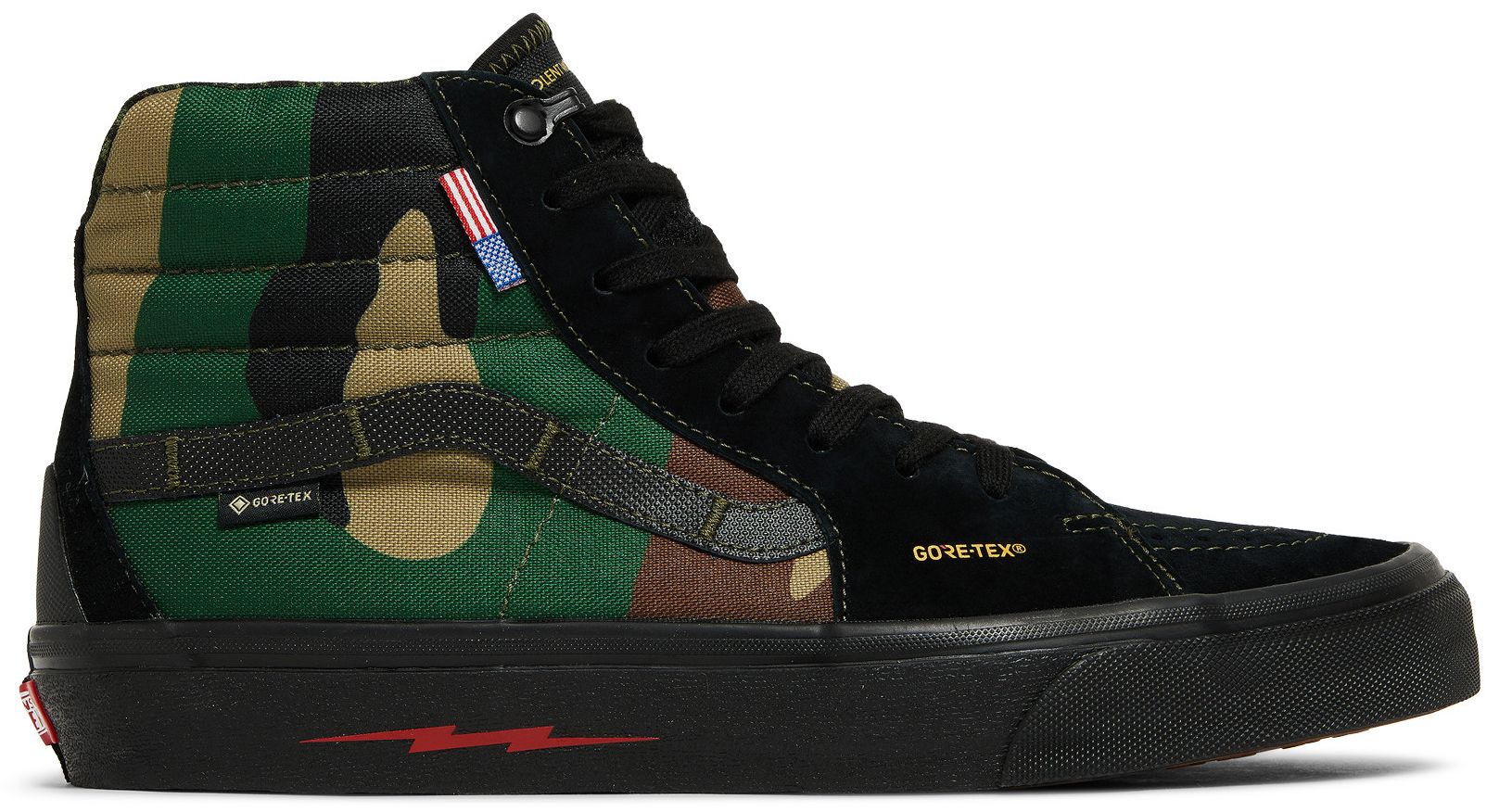 Buy DEFCON x Vans Sk8-Hi Notchback GTX 'Black Woodland Camo ...