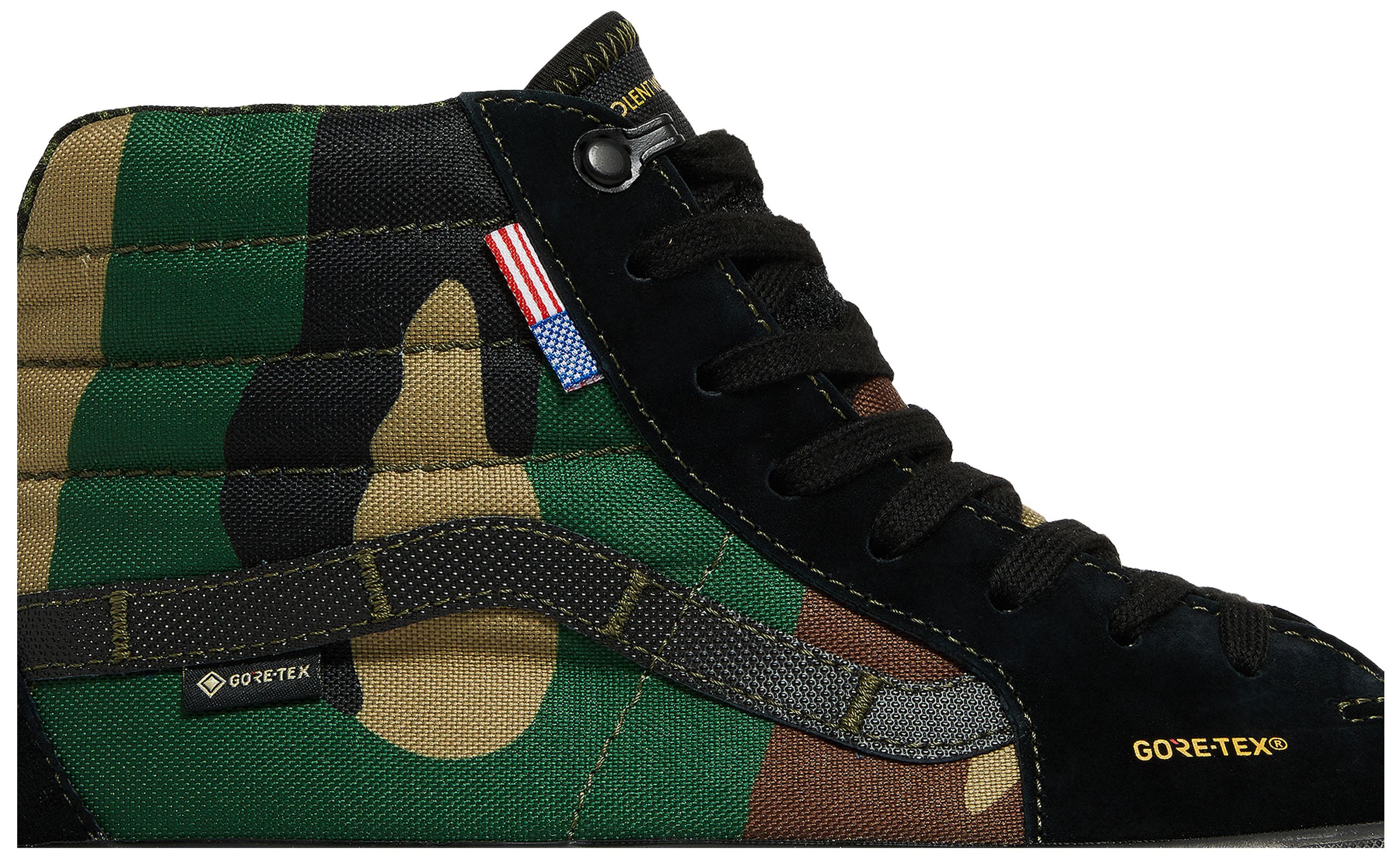 Buy DEFCON x Vans Sk8-Hi Notchback GTX 'Black Woodland Camo ...