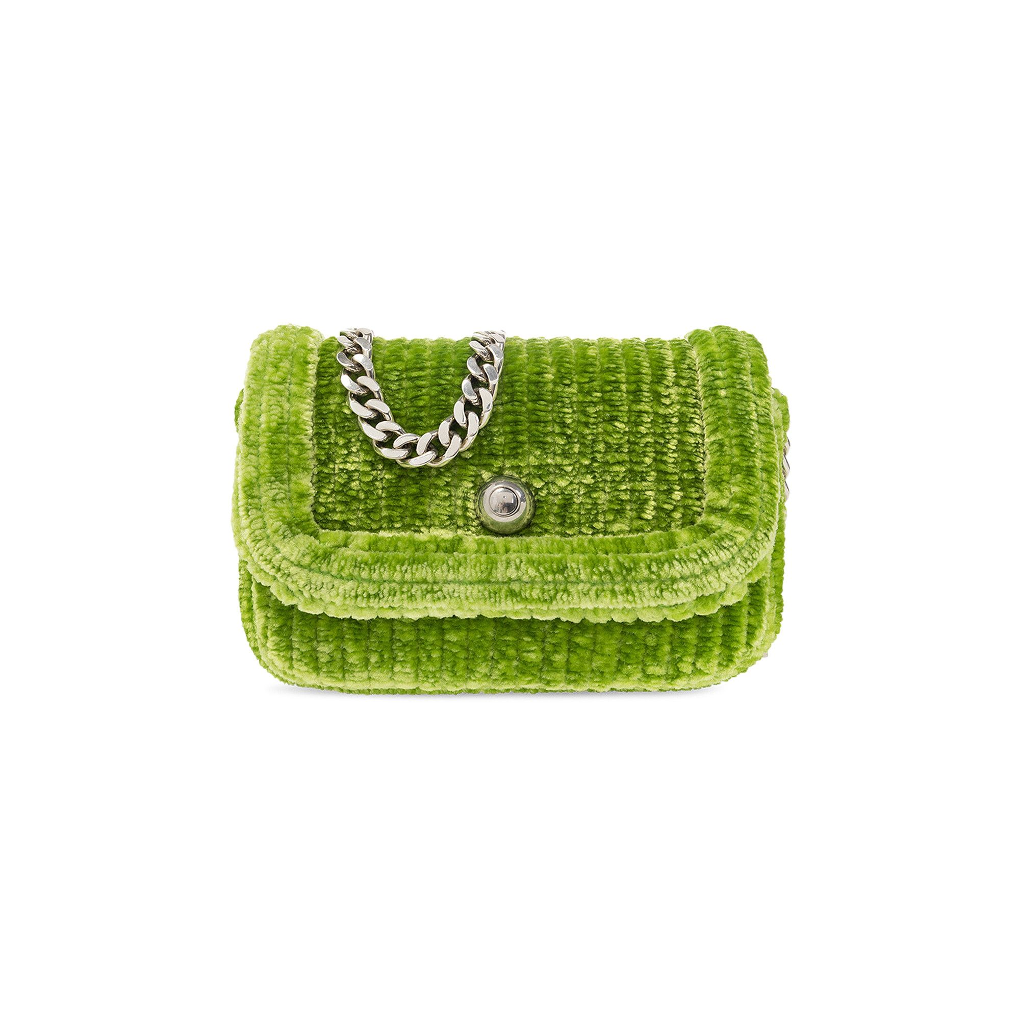 Bottega Veneta Chenille Corduroy Bag 'Caterpillar/Silver'